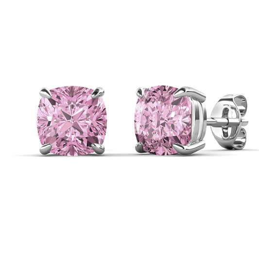 Ohrring Icy | 925 Silber Pink Crushed Ice