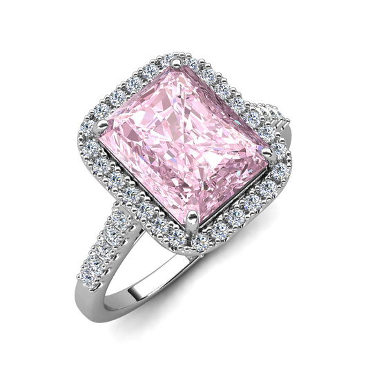 Ring Icy | 925 Silber Pink Crushed Ice