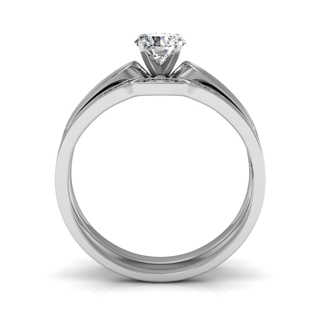Thalia Ring von Juwelenstore: Andere Seite betont das leichte Design, idealer Begleiter für die moderne Frau. Ein Schmuckstück für jeden Tag