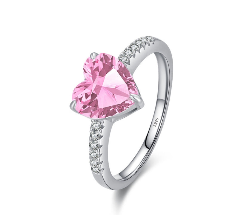 Ring Amore  | 925 Silber Pink
